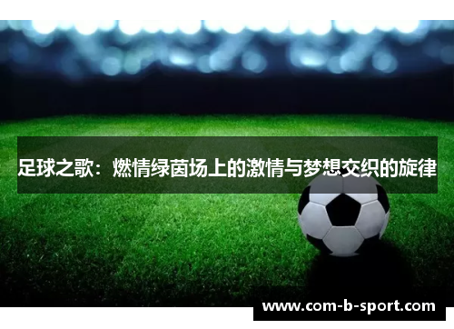 足球之歌：燃情绿茵场上的激情与梦想交织的旋律