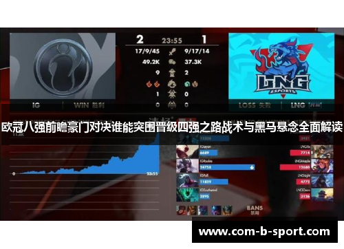 欧冠八强前瞻豪门对决谁能突围晋级四强之路战术与黑马悬念全面解读
